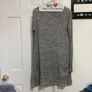 Bb Dakota grey jersey long sleeve dress